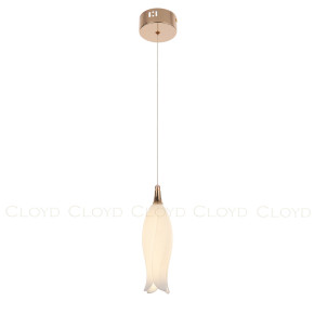 Подвесной светильник 1 рожковый  Cloyd "ARGANA" / керамика - E14 - золото / 341498