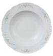 Набор тарелок 23 см 6 шт глубокие  Thun &quot;Констанция /Серый орнамент /отводка платина&quot;  / 032682