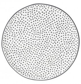 Тарелка 19 см  Мята "White /little dots in black" / 308835