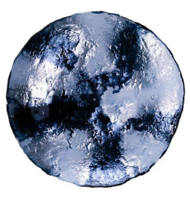 Тарелка Cloyd MATENO Dish / Ø30 см - синее стекло / 311801