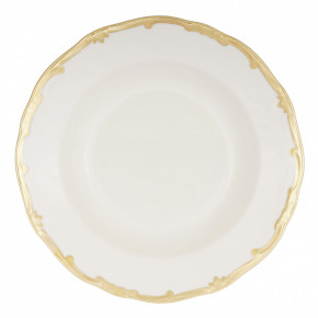 Набор тарелок 22 см 6 шт глубокие  Weimar Porzellan "Престиж /Золотая отводка" кремовый / 222982