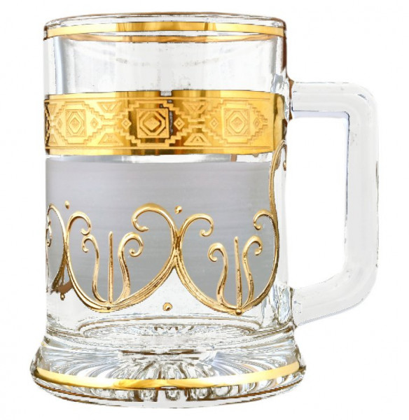 Кружка для пива 300 мл   Bohemia &quot;Богемия /золото&quot; / 107860