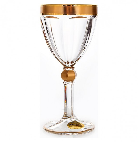 Бокалы для белого вина 200 мл 6 шт  UNION GLASS &quot;Робин /С золотом 1&quot; / 105807