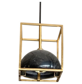 Подвесной светильник Cloyd TESSER P1 / латунь - черн.камень / 311161