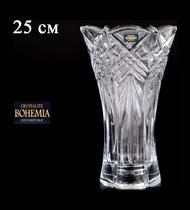 Ваза для цветов 25 см  Crystalite Bohemia "Tаурус /Без декора" / 075296