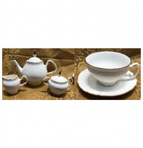 Чайный сервиз на 6 персон 15 предметов  Royal Classics "Отводка золото" / 163550