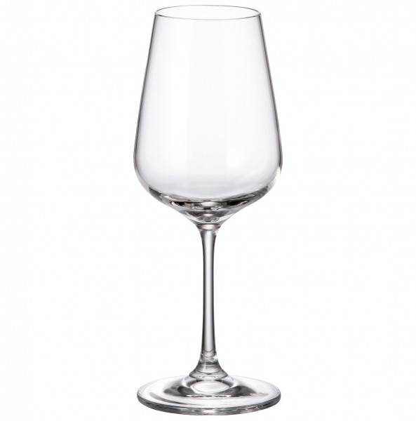 Бокал для белого вина 360 мл 1 шт  Crystalite Bohemia &quot;Дора /Без декора&quot; / 232382