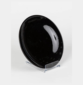 Набор тарелок 24 предмета на 6 персон  O.M.S. Collection "TULU /Черный и кремовый" /с корич. ободком коричн.вкрапления / 288916