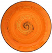 Тарелка 23 см оранжевая  Wilmax &quot;Spiral&quot; / 261574