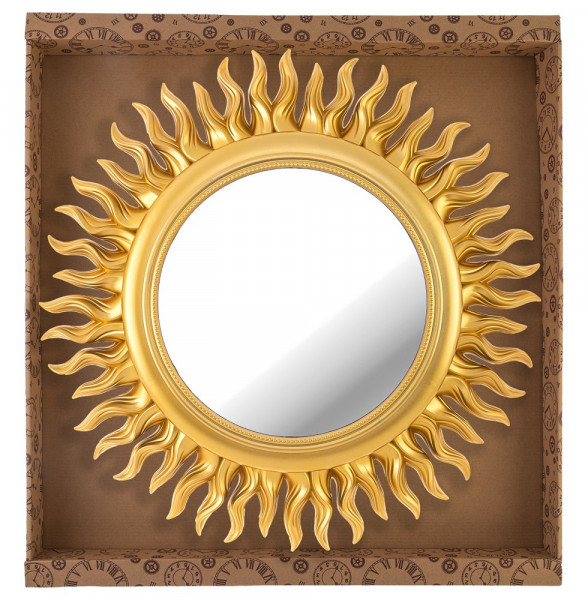 Зеркало настенное 47 см круглое золото  LEFARD &quot;SWISS HOME&quot;  / 197442