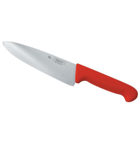 Шеф-нож 25 см  P.L. Proff Cuisine "PRO-Line" красный / 316409
