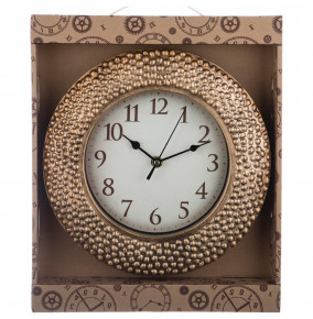 Часы настенные 25 см кварцевые  LEFARD "ITALIAN STYLE /Античное золото" / 187947
