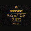 Салатник 20 см с ручками  Bronco &quot;Midnight gold&quot; / 236781