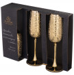 Бокалы для шампанского 175 мл 3 шт  LEFARD &quot;Золотой арабески&quot; / 235219