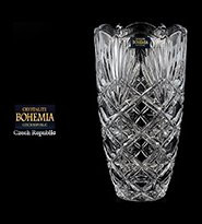 Ваза для цветов 20 см  Crystalite Bohemia "Лира /Без декора" / 093741