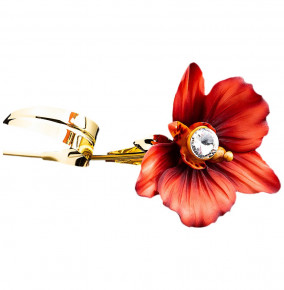 Цветок декоративный 46 см  Cevik Group "Орхидея красная /Чевик"  / 170417