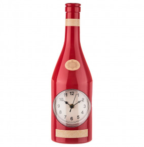 Часы настенные 41х 13 х 6 см кварцевые красные  LEFARD "CHEF KITCHEN" / 197431
