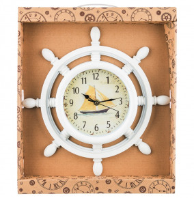 Часы настенные 33 см кварцевые  LEFARD "SHIP WHEEL" / 188003